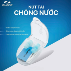 Hộp 2 nút bịt tai Olane Earplugs chống nước cho bơi lội