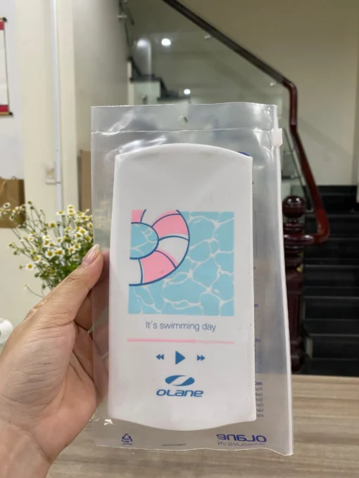 Mũ Bơi In Họa Tiết Silicon Người Lớn OLANE 13 Mũ Bơi In Họa Tiết Silicon Người Lớn OLANE - Ảnh 13