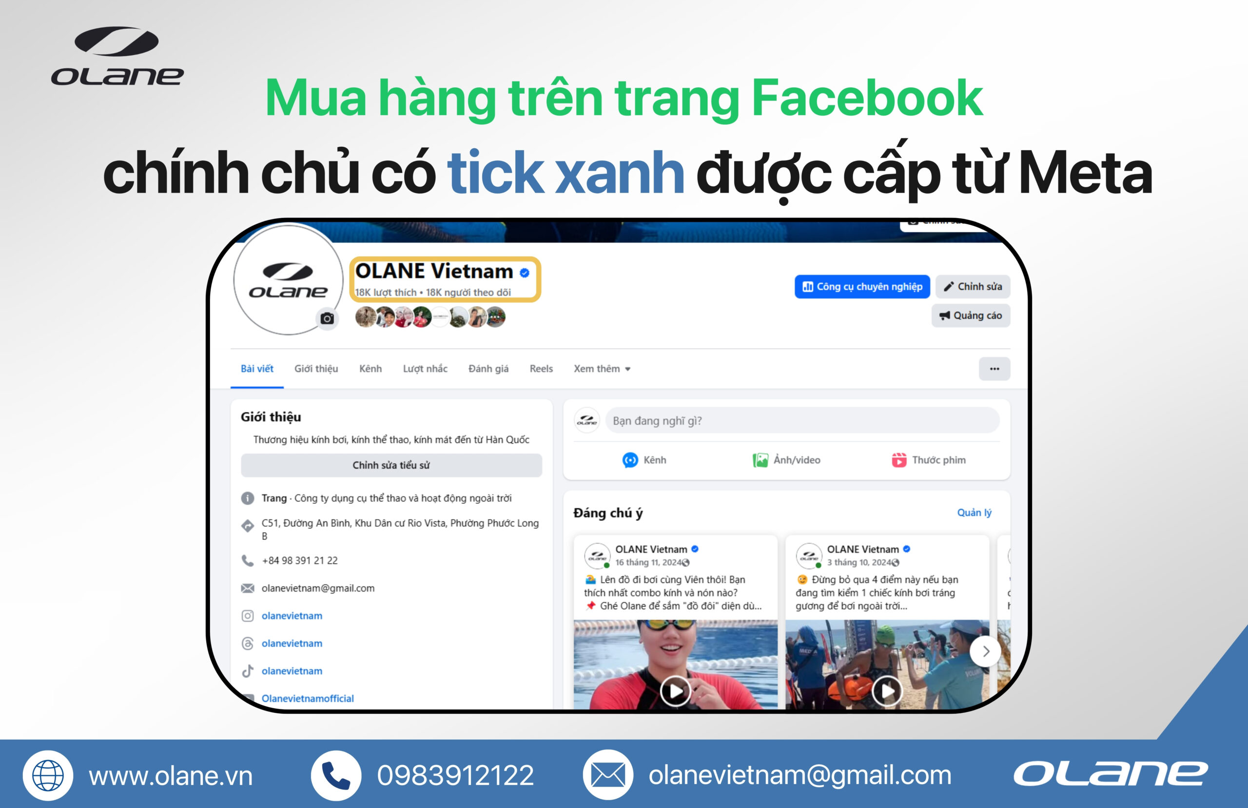 Mua tại trang có tick xanh
