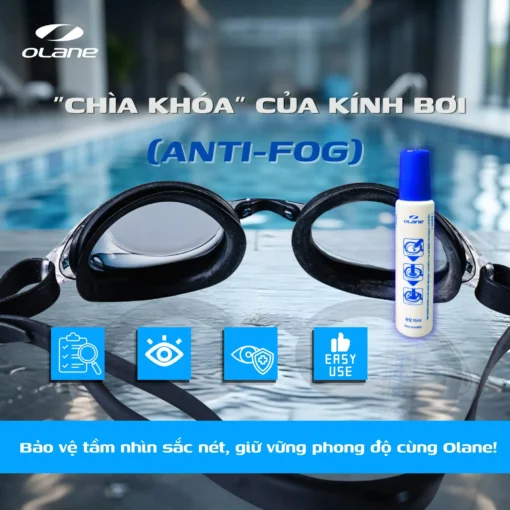 Gel Chống Mờ Kính Bơi Olane Anti-Fog 15ml 6 Ảnh sản phẩm gel chống mờ kính bơi Olane